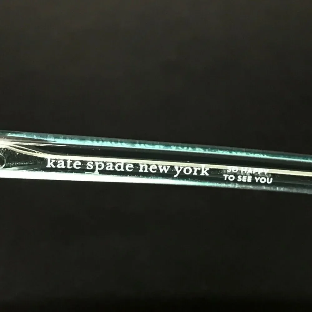 Kate Spade Eyeglasses Frames HERMIONE/G PJP Clear Gray Green Square 52-18-140 - Picture 11 of 11